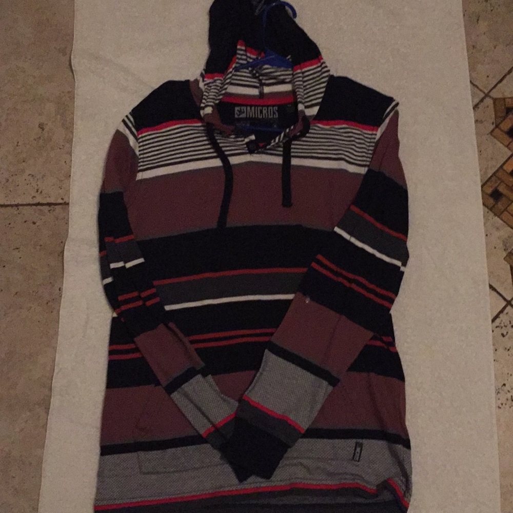Micros button hoodie